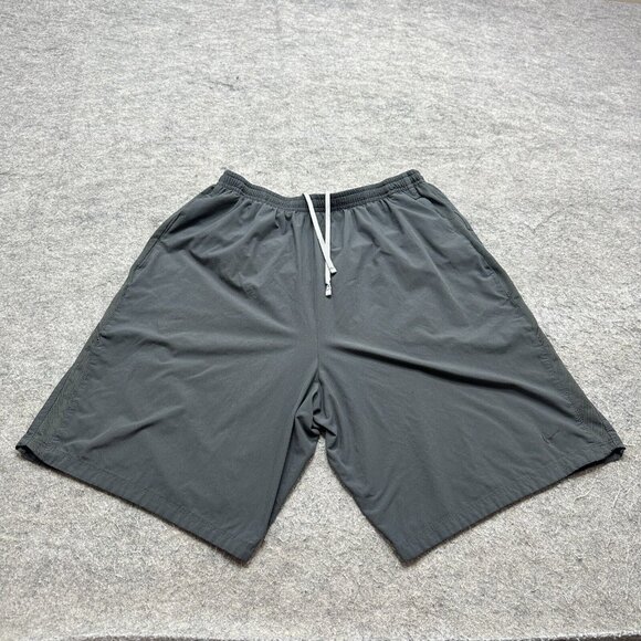 Nike Other - Nike Running Shorts Men L Gray 9" Brief Liner Stretch 506300